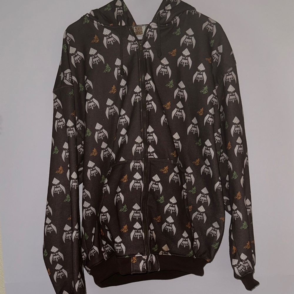 Old Skool Men’s XL Urban Graphic Zip-up Hoodie Jacket